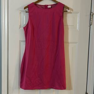 WIHOLL Women's Summer‎ Sleeveless Boat Neck Mini Dress. Pink. XL